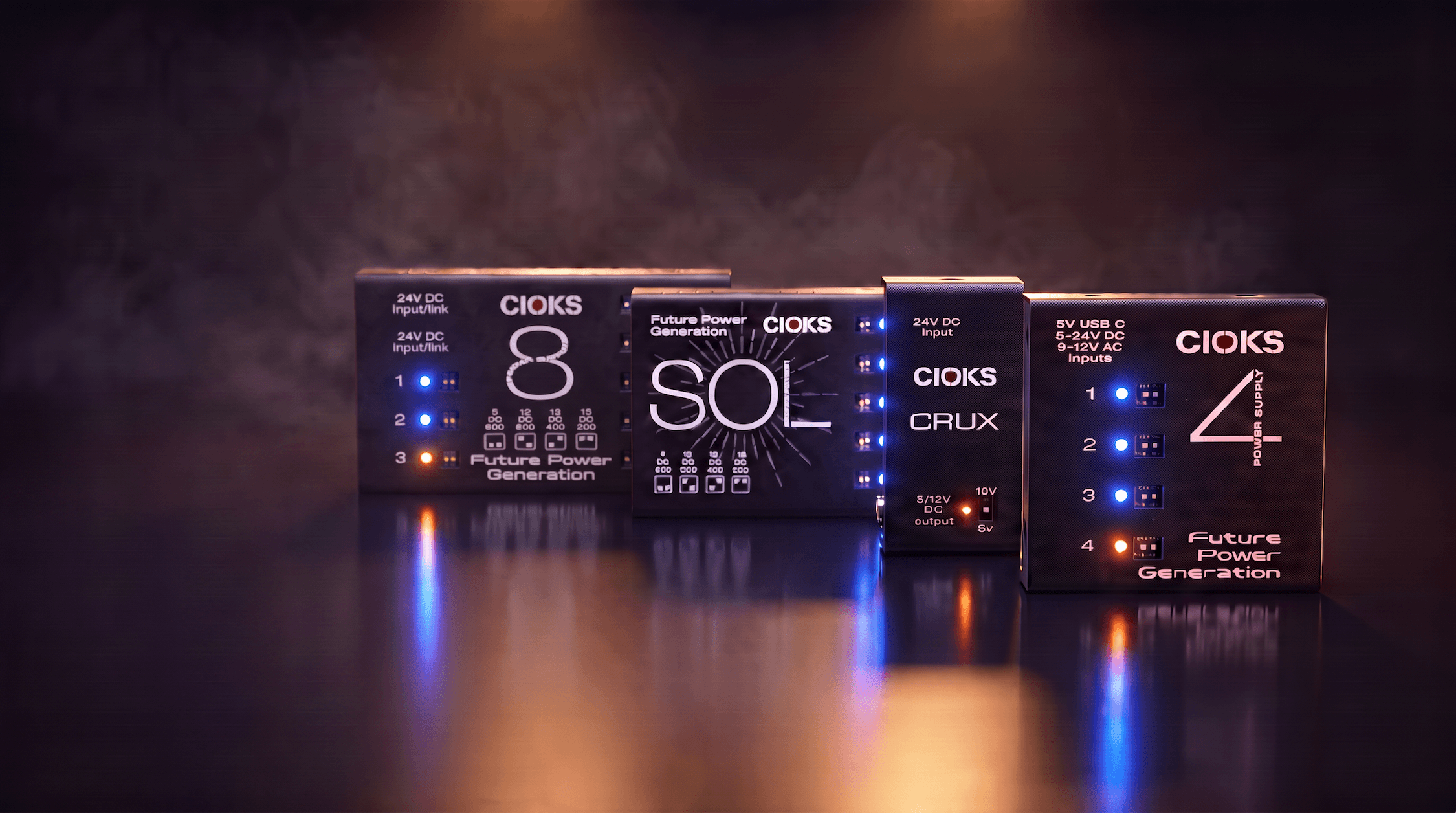 Cioks DC7 Crux — Profesyonel Pedalboard Güç Kaynağı